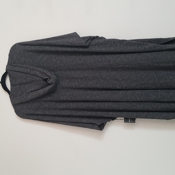 Forever21 hooded knit kimono cardi Oversized S/M Blk/white - Picture 5 of 7